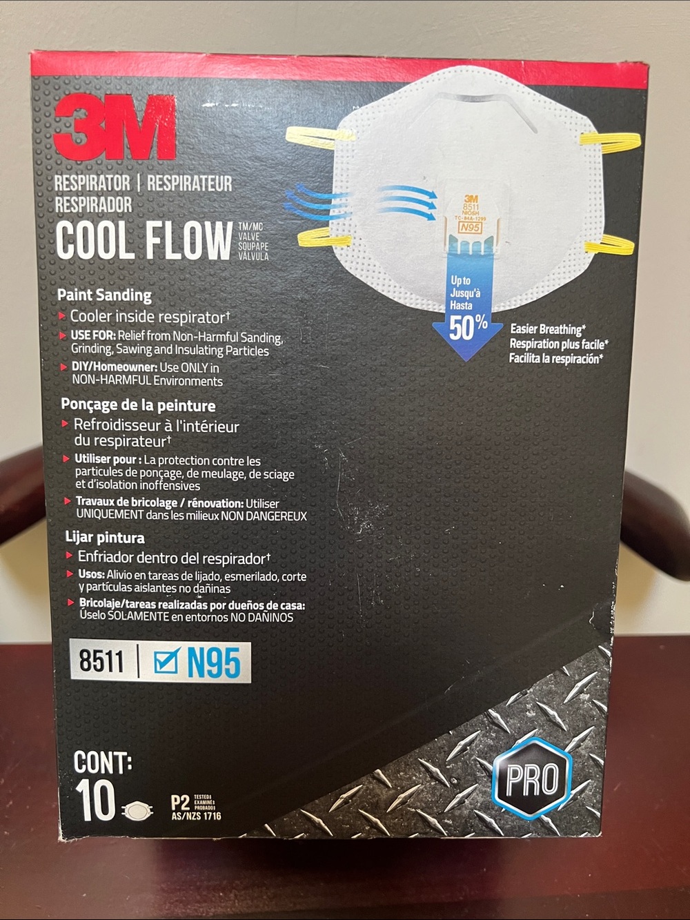 3M Cool Flow Respirator N95 Masks